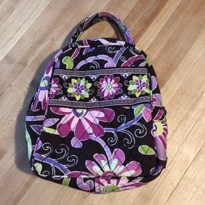 Vera Bradley Purple Punch lunch bag